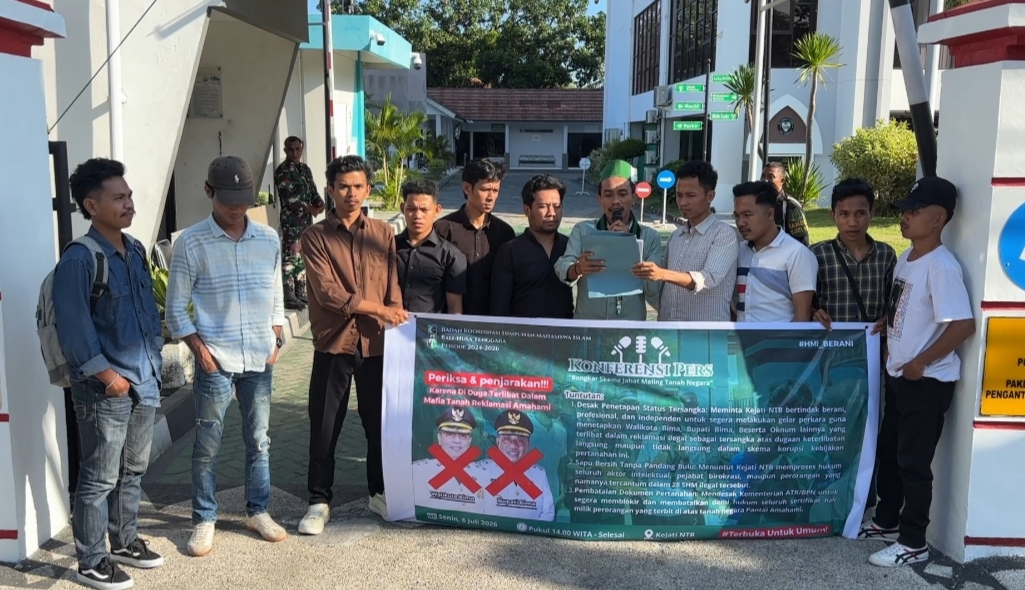 Badko HMI Bali-Nusra Ultimatum Kejati NTB: "Jika Tak Ada Tersangka Kasus Amahami, Kami Hilang Kepercayaan Pada Korps Adhyaksa" | Hukrim — Orbit NTB