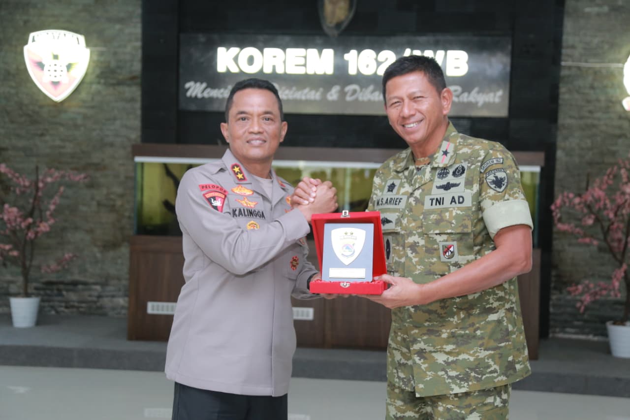Perkuat Soliditas TNI-Polri, Kapolda NTB Audiensi dengan Danrem 162/WB Bahas Stabilitas Keamanan Daerah | Hukrim — Orbit NTB