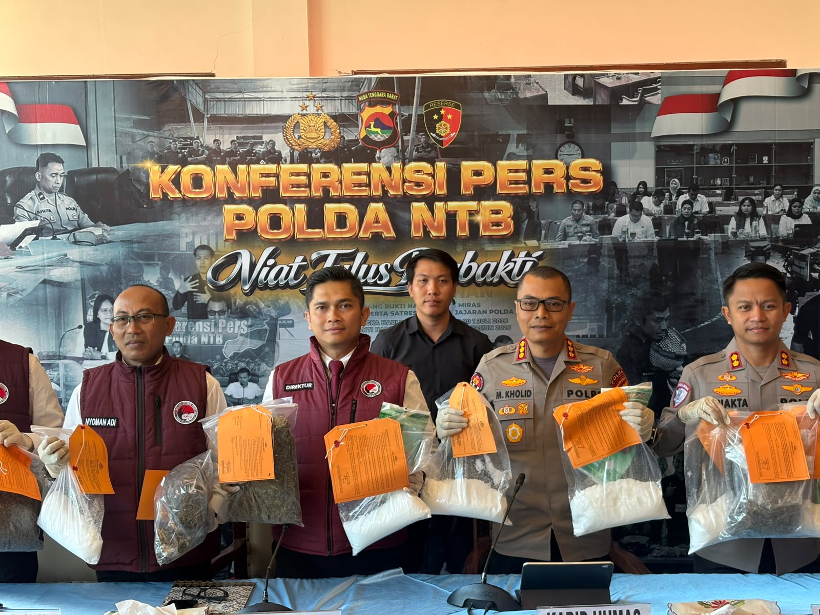 Polda NTB Bongkar 61 Kasus Narkoba dalam Sebulan, Sita 8,3 Kg Sabu dan Amankan 86 Tersangka | Hukrim — Orbit NTB