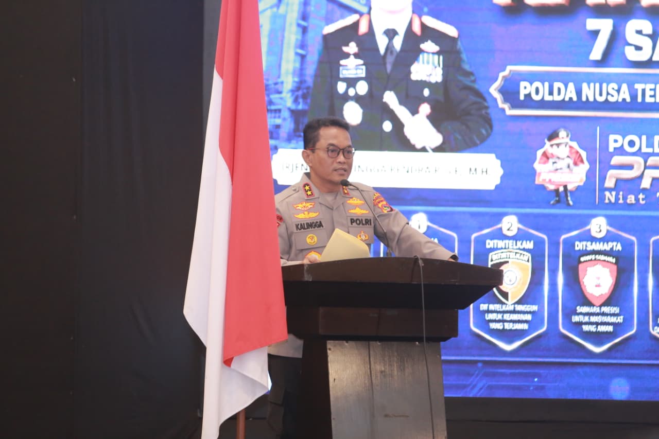 Rakernis Gabungan Polda NTB 2026 Dibuka, Irjen Kalingga Tekankan Kolaborasi Antar Fungsi | Hukrim — Orbit NTB