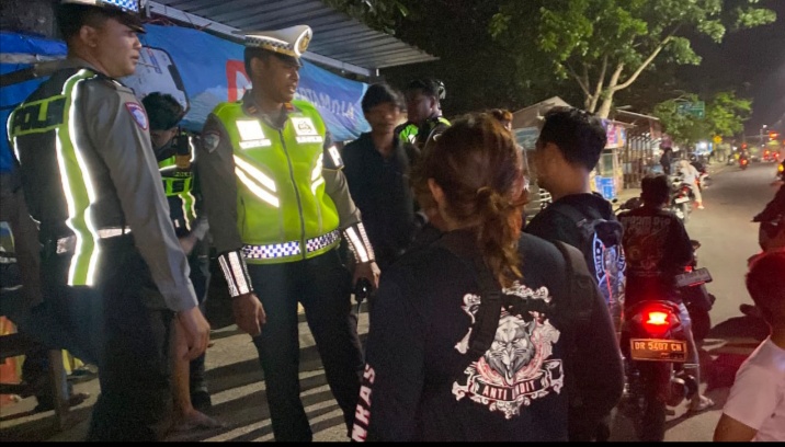 Unit Jatanras Polda NTB Perkuat Pengamanan Disejumlah Titik Rawan di Kota Mataram | Hukrim — Orbit NTB