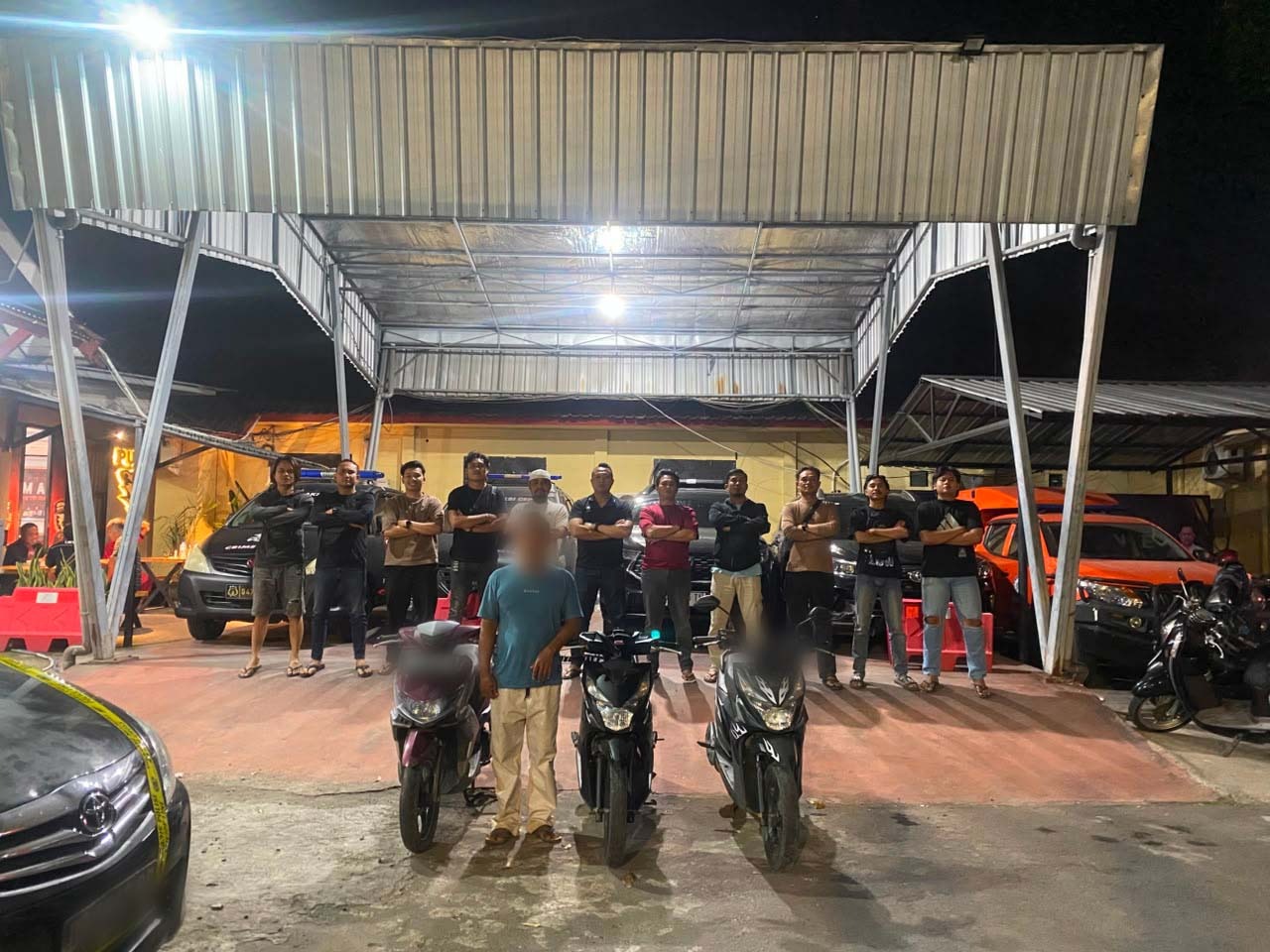 Unit Reaksi Cepat Puma Jatanras Ditreskrimum Polda NTB Gagalkan Jaringan Curanmor dan Penadah, Tiga Unit Sepeda Motor Disita | Hukrim — Orbit NTB